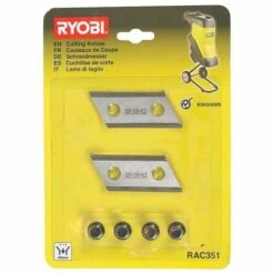 Lames Reversibles Par 2, 5132002646 Pour Broyeur Vegetaux Ryobi