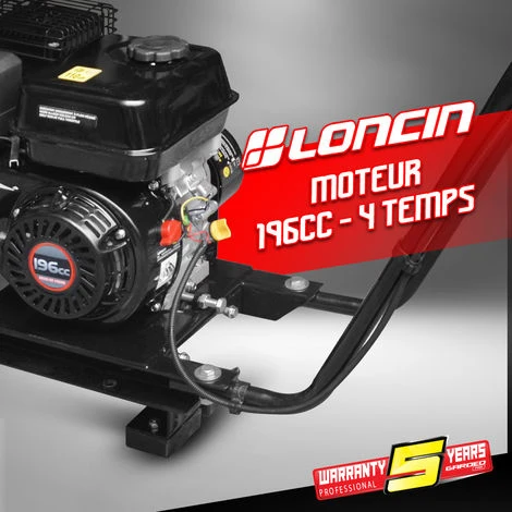 GARDEO PRO Broyeur De Végétaux Thermique 196CC - 50mm 5 GARDEO PRO Broyeur De Végétaux Thermique 196CC - 50mm – Image 3