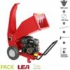 Broyeur Déchiqueteur De Branches 100 Mm Moteur Puissant 15CV LE56420-100 LEA - Rouge