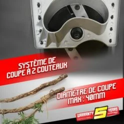 GARDEOPRO Broyeur De Végétaux électrique 2500W - Gardeo -Promos Broyeur de végétaux Magasin 18596402 4