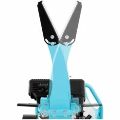 HILLVERT Broyeur Végétaux Essence Thermique Jardin Déchiqueteuse 5145w 3600tr/min Ø80mm - Noir -Promos Broyeur de végétaux Magasin 24394933 4