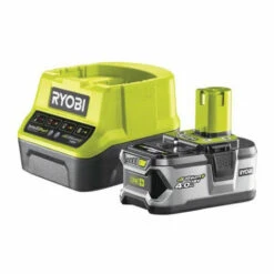 Pack RYOBI Broyeur De Végétaux 2500W RSH2545B - Taille-haies 18V OnePlus OHT1855R - Souffleur 18V OnePlus RBL1820S40F - 1 Batterie 4.0Ah 1 Chargeur -Promos Broyeur de végétaux Magasin 24446952 5