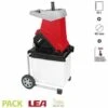 Broyeur De Branches électrique 2500W Coupe 40mm LEA LE54250-40B - Rouge -Promos Broyeur de végétaux Magasin 25245120 1