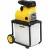 Broyeur De Bois-Bio Wood Shredder 2800W Electric Garland Yellow Black Chipper 355 Le 60El 130203 -Promos Broyeur de végétaux Magasin 42127575 1