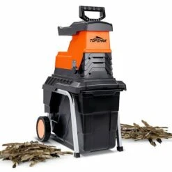 TOPSHAK TS-WS1 Broyeur De Végétaux Déchiqueteuse De Bois Déchiqueteuse De Feuilles D’arbre Broyeur De Branches 55L 2800W Prise EU