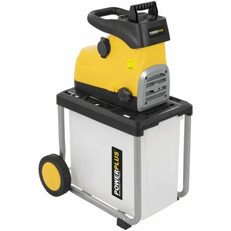 POWER PLUS Powerplus - Yellow - POWXG6462 - Moteur à Induction - Broyeur De Végétaux - 2800W Silencieux 4 POWER PLUS Powerplus - Yellow - POWXG6462 - Moteur à Induction - Broyeur De Végétaux - 2800W Silencieux – Image 2