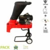 Broyeur De Végétaux Et Branches Coupe 50mm Moteur Thermique 159cc Fermier GF-1015 - Rouge -Promos Broyeur de végétaux Magasin 52817402 1