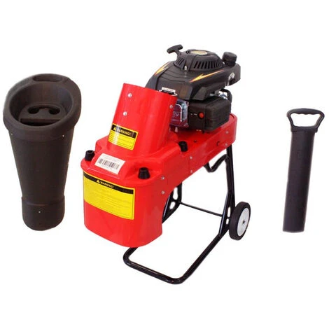 Broyeur De Végétaux Et Branches Coupe 50mm Moteur Thermique 159cc Fermier GF-1015 - Rouge 4 Broyeur De Végétaux Et Branches Coupe 50mm Moteur Thermique 159cc Fermier GF-1015 - Rouge – Image 2