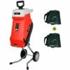 Broyeur électrique, Puissance 2500W, Capacité De Coupe 45mm, Grande Trémie, 2 Sacs De Collecte De 45l, Roues Et Poignée Pour Le Transport – Greencut GE250C-2 -Promos Broyeur de végétaux Magasin 58783461 1