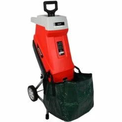Broyeur électrique, Puissance 2500W, Capacité De Coupe 45mm, Grande Trémie, 2 Sacs De Collecte De 45l, Roues Et Poignée Pour Le Transport – Greencut GE250C-2 -Promos Broyeur de végétaux Magasin 58783461 4
