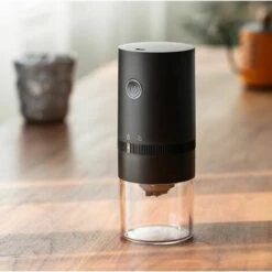 BEICHEN Moulin à Café électrique Broyeur à Cafe Portatif Moulin électrique 75X75X186MM Capacité 25G Chargement USB Pour Cuisine Bureau -Promos Broyeur de végétaux Magasin 64521219 3