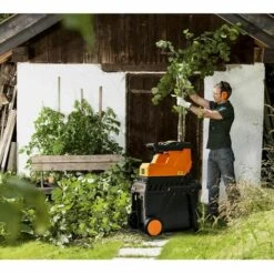 GIZCAM Broyeur De Végétaux 2800 W Broyeur De Jardin Jaune -Promos Broyeur de végétaux Magasin 67697222 5