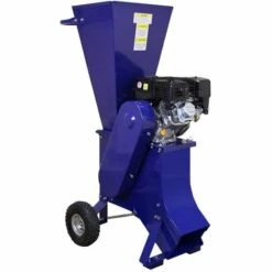 T-Mech Broyeur De Branches, Déchiqueteuse De Feuilles D’arbre 196 Cc 6,5 CV Pour Jardiniers Professionnels Et Paysagistes - Bleu -Promos Broyeur de végétaux Magasin 9428600 3